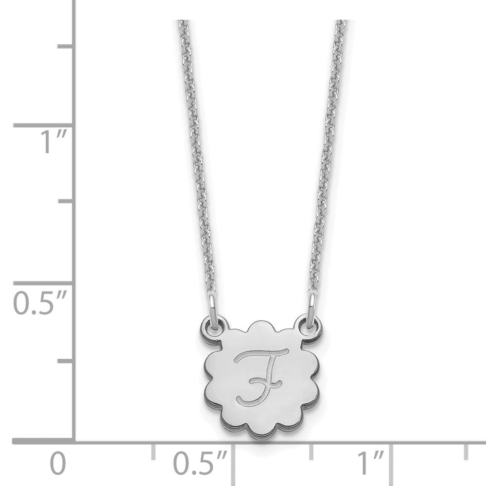 10KW Initial Flower Necklace