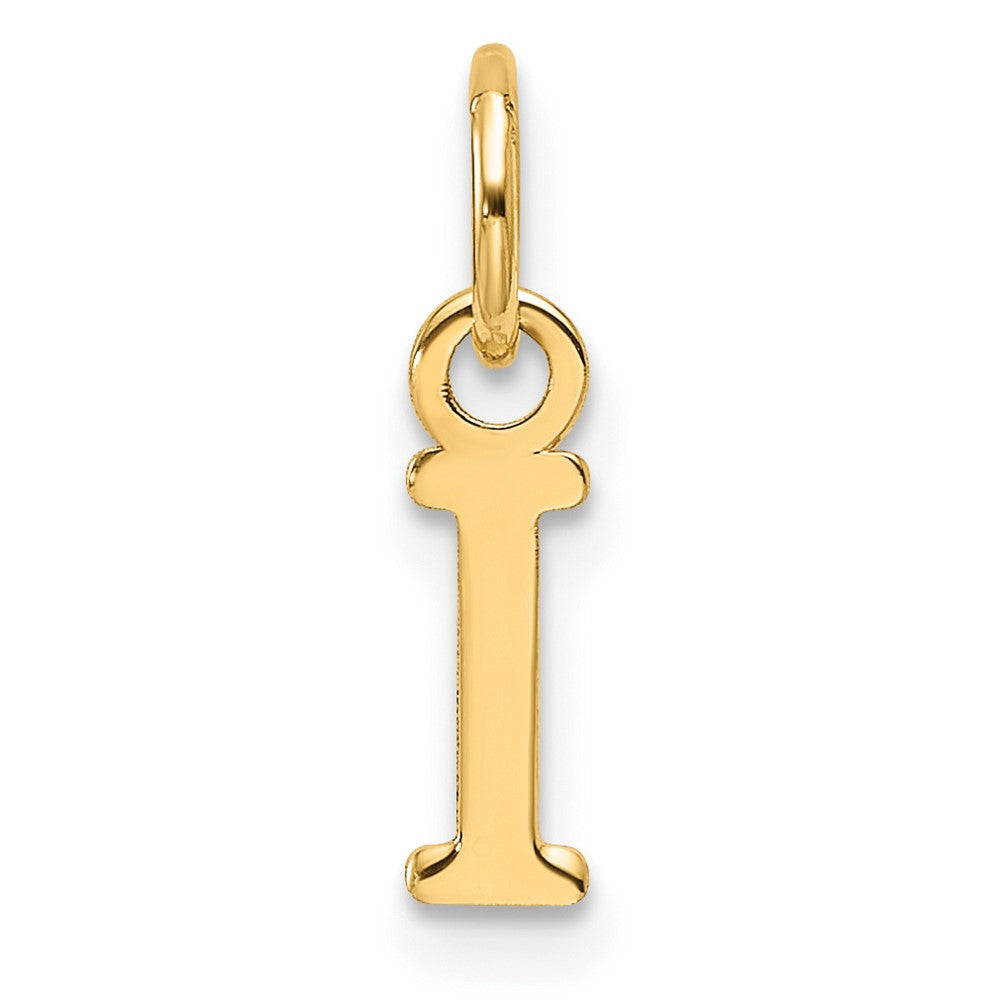 14ky Cutout Letter I Initial Pendant - 2
