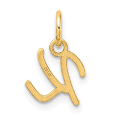 14K Uppercase Letter K Initial Charm