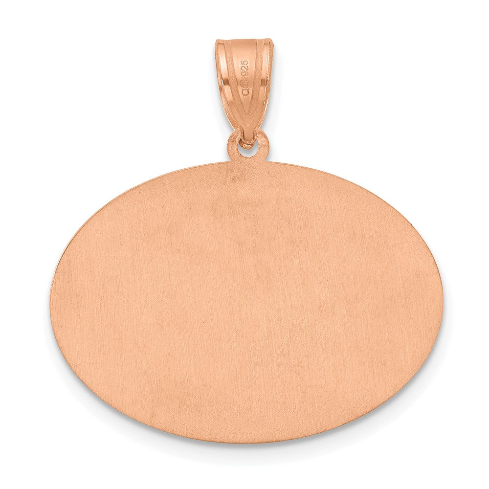 Sterling Silver/Rose-plated HOME/STATE Pendant