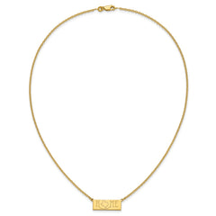 Sterling Silver/Gold-Plated HOME/STATE Necklace - 2