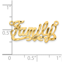 Sterling Silver/Gold-plated Diamond-cut Heart Name Plate - 5