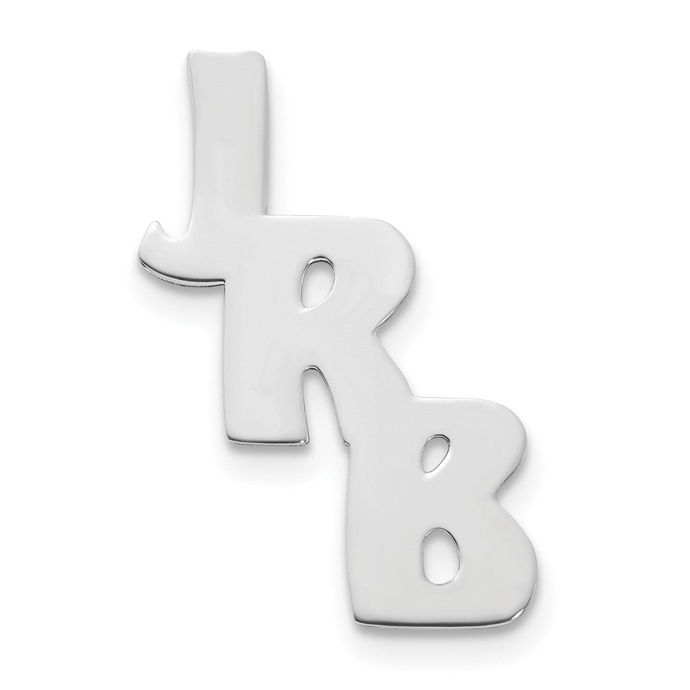 14KW Polished Cut Out Tie Tac