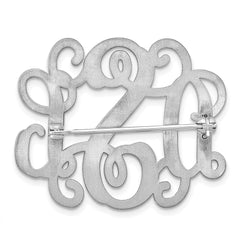 14KW Monogram Pin