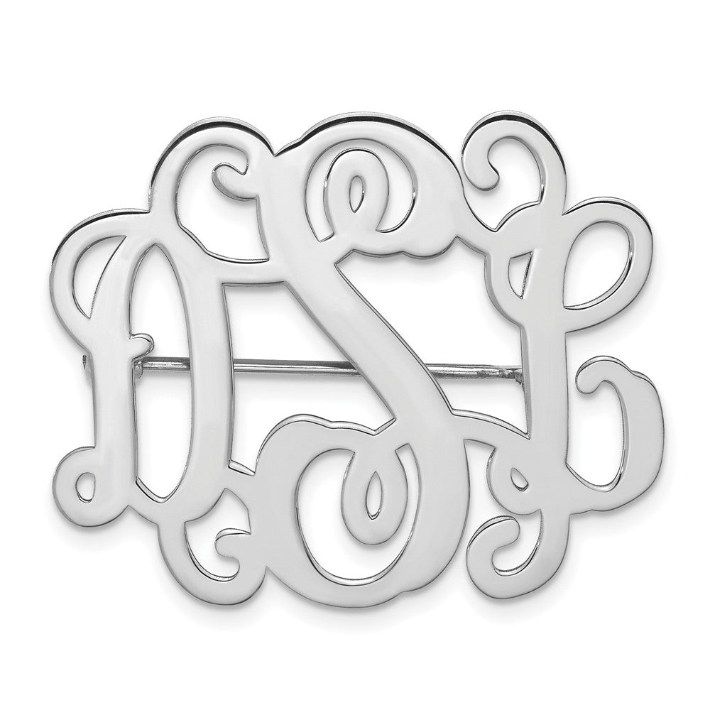 14KW Monogram Pin