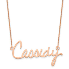 14k Rose Gold Signature Necklace