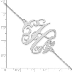 10KW Polished Monogram Chain Bracelet