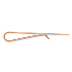 14k Rose Gold Recessed Letter Monogram Money Clip