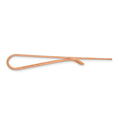 14k Rose Gold Raised Letter Monogram Money Clip