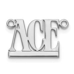 14k White Gold Underlined Name Plate - 4