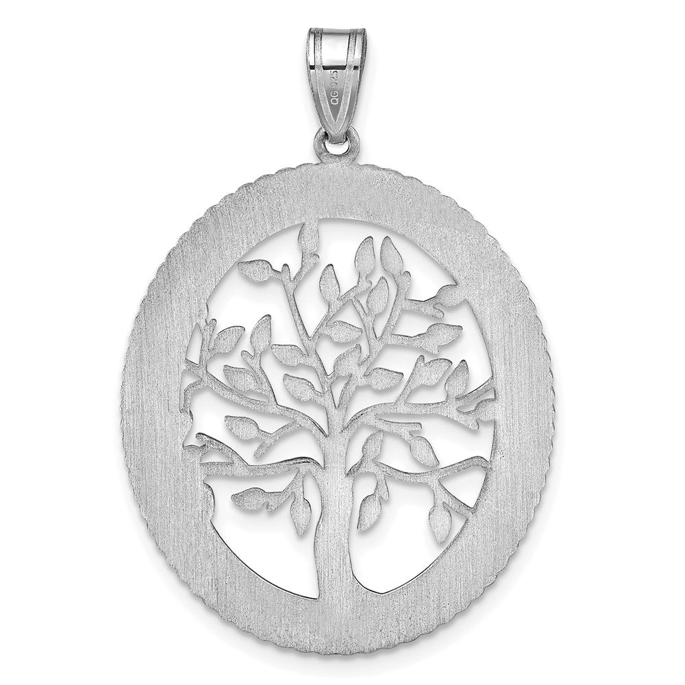 10KW Oval Family Tree Pendant