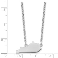 14KW Kentucky State Necklace