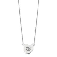 14KW Ohio State Necklace