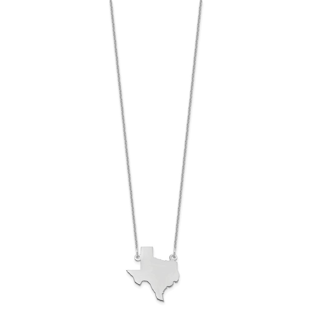 14KW Texas State Necklace