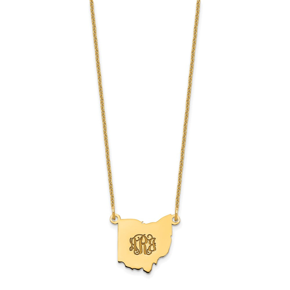 14KY Ohio State Necklace