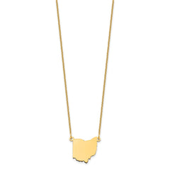 14KY Ohio State Necklace