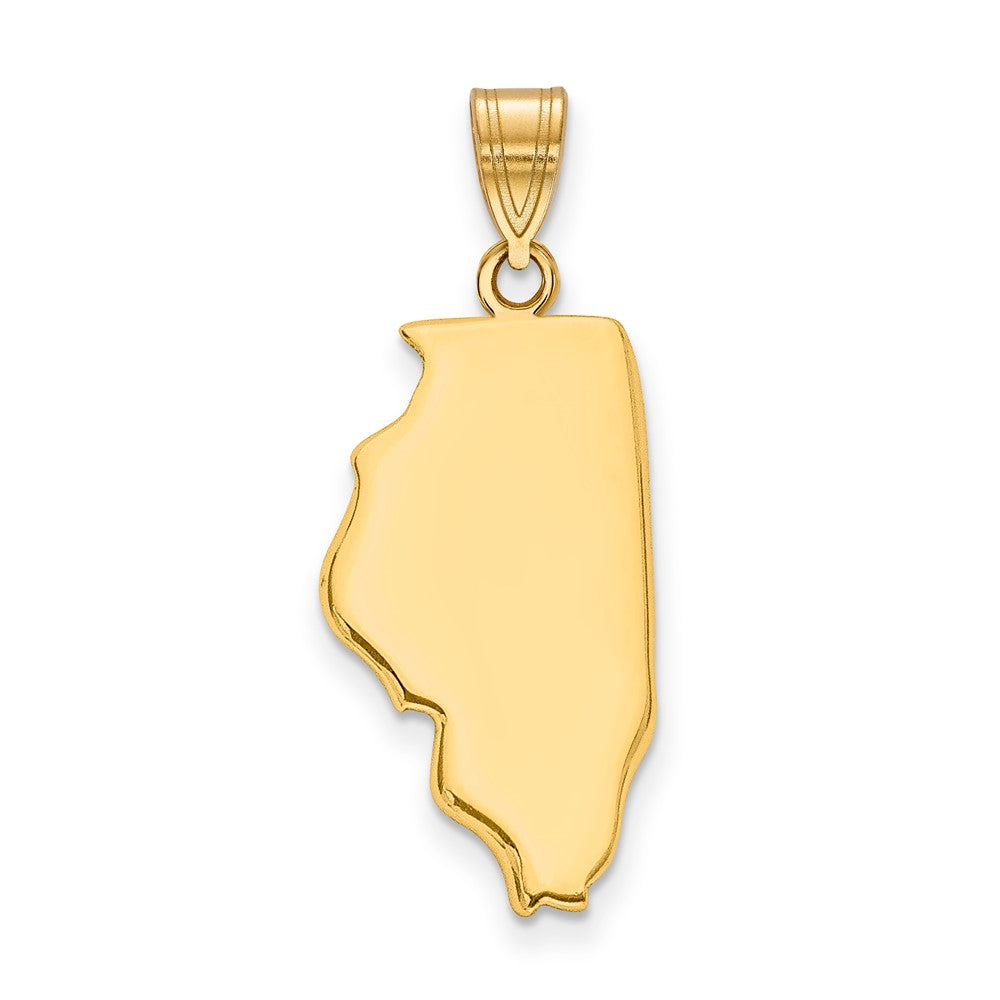 14KY Illinois State Pendant