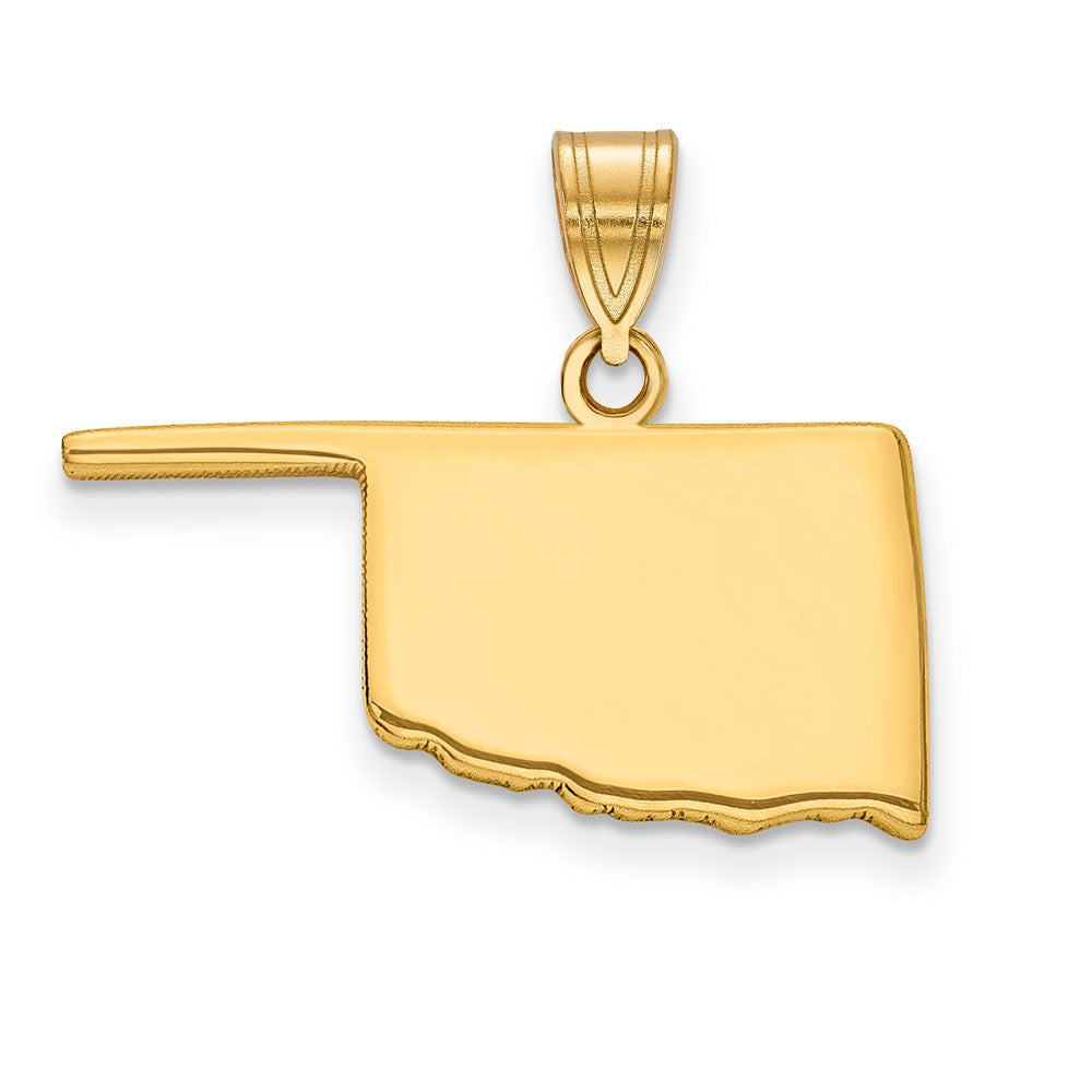14KY Oklahoma State Pendant