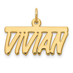 Sterling Silver/Gold-plated Top Bar Name Plate