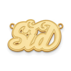 Sterling Silver/Gold-plated Etched Name Plate - 3
