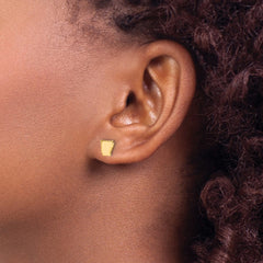 14KY Arkansas State Earrings