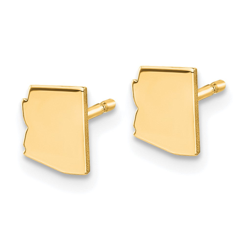 14KY Arizona State Earrings