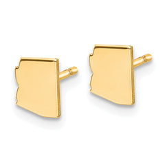 14KY Arizona State Earrings