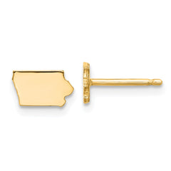 14KY Iowa State Earrings