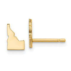 14KY Idaho State Earrings