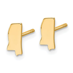 14KY Mississippi State Earrings