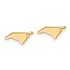14KY North Carolina State Earrings