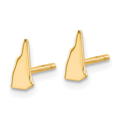 14KY New Hampshire State Earrings