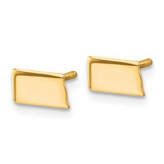 14KY South Dakota State Earrings