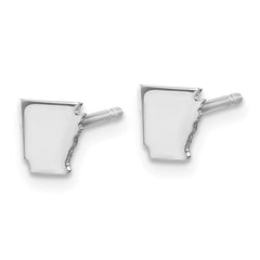14KW Arkansas State Earrings