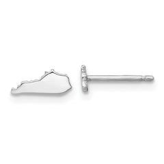 14KW Kentucky State Earrings