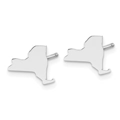 14KW New York State Earrings