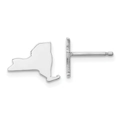 14KW New York State Earrings