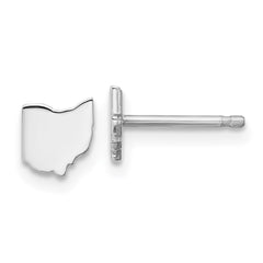 14KW Ohio State Earrings