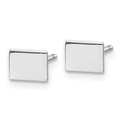 14KW Wyoming State Earrings