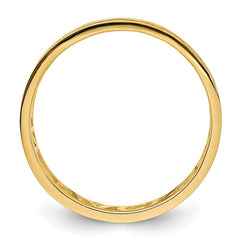 14k Yellow Gold Cut-out Name Ring