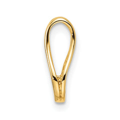 14k Holds 2.8mm Stone Teardrop-Shape Slide Mounting Fits up to 2mm Regular/6mm Fancy or Reversible Omega