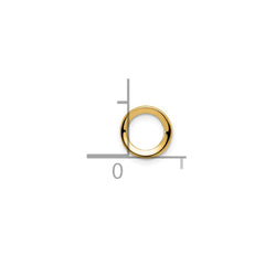 14k 5mm Round Bezel Pendant Mounting