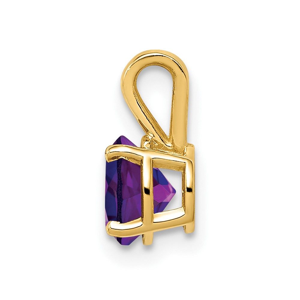 14k Amethyst pendant