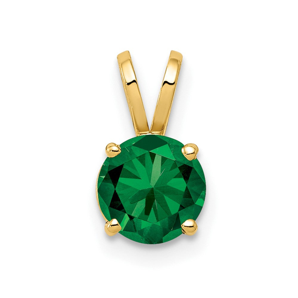 14k 6mm Mount St. Helens pendant