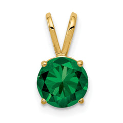 14k 7mm Mount St. Helens pendant
