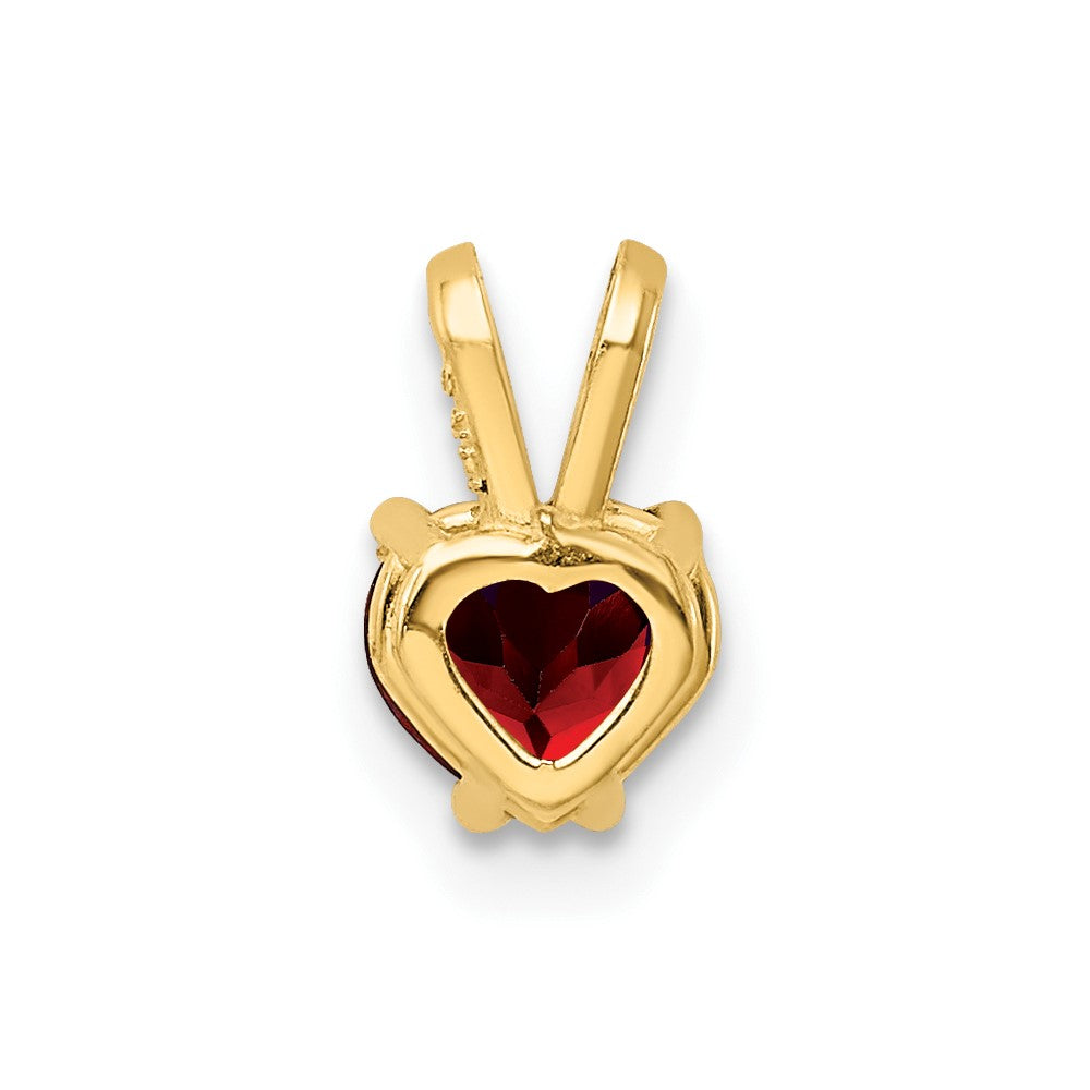 14k Garnet pendant - 2