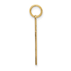 14K Laser Designed Cross Pendant - 2
