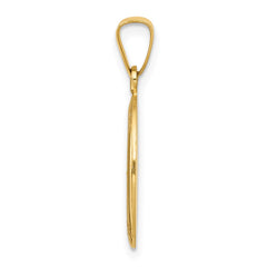 14k Polished and Satin St. Anthony Medal Hollow Pendant - 4