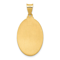 14k Polished and Satin St. Anthony Medal Hollow Pendant - 5
