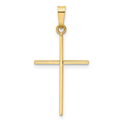 14k Cross Pendant - 18
